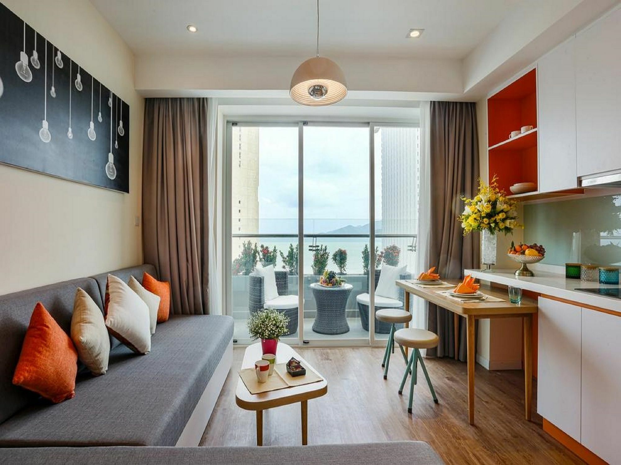 Atlantica Balcony Ocean View Serviced Apartment Nha Trang Extérieur photo